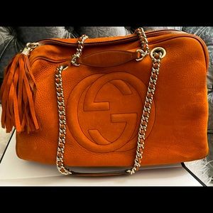 Authentic Gucci Soho Suede Purse